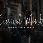 Casual Mark Script Font Poster 1