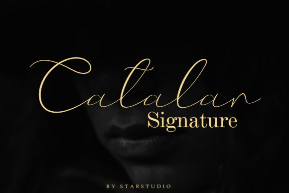 Catalan Signature Font