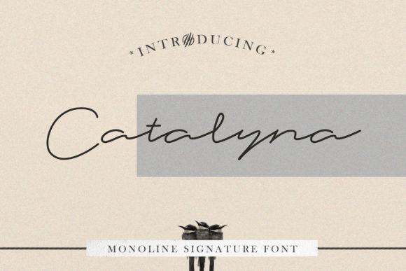 Catalyna Font Poster 1