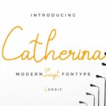 Catherina Font Poster 1