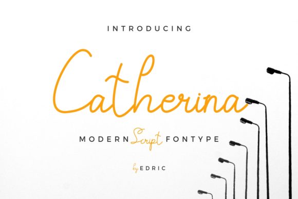 Catherina Font Poster 1