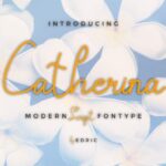 Catherina Font Poster 2