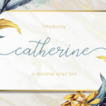 Catherine Font Poster 1