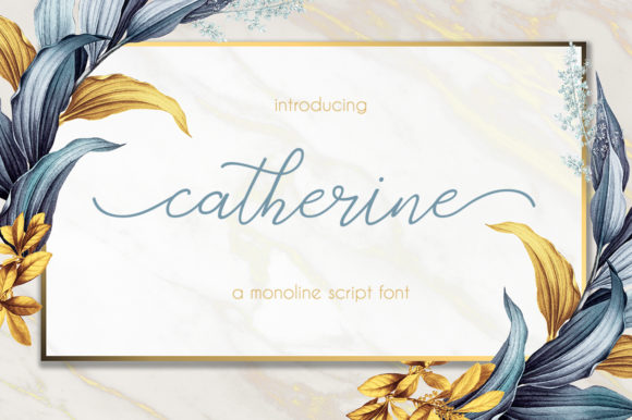 Catherine Font Poster 1