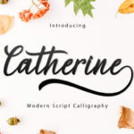 Catherine Script Font Poster 1