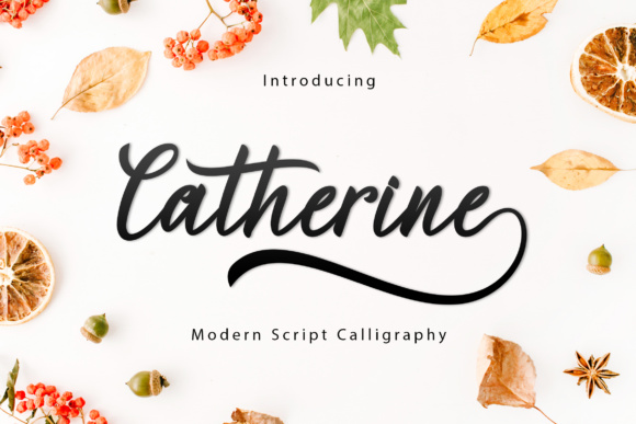 Catherine Script Font Poster 1
