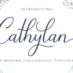 Cathylan Font Poster 1