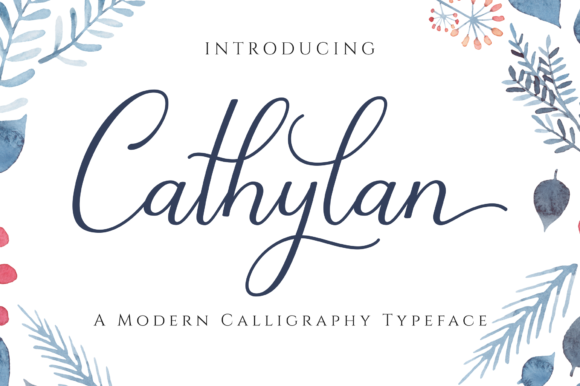 Cathylan Font Poster 1