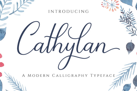 Cathylan Font Cathylan Font Poster 1