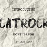 Catrock Font Poster 1
