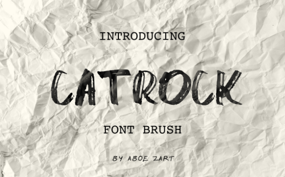 Catrock Font Poster 1