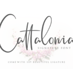 Cattalonia Font Poster 1