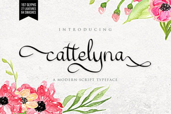 Cattelyna Font Poster 1