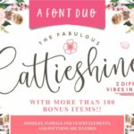 Cattieshine Font Poster 1