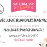 Cattieshine Font Poster 12