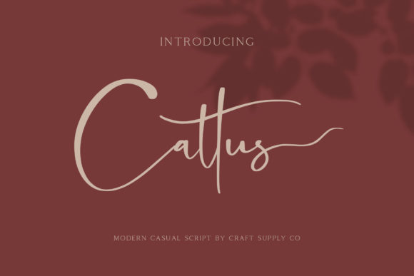 Cattus Font Poster 1