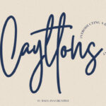 Cayttons Font Poster 1