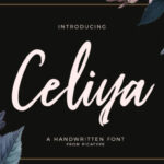 Celiya Script Font Poster 1