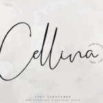 Cellina Font Poster 1