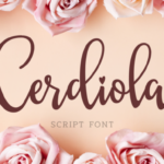 Cerdiola Font Poster 1