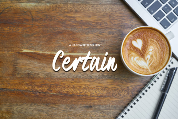 Certain Font Poster 1