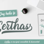 Certhas Font Poster 1