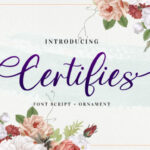 Certifies Font Poster 1