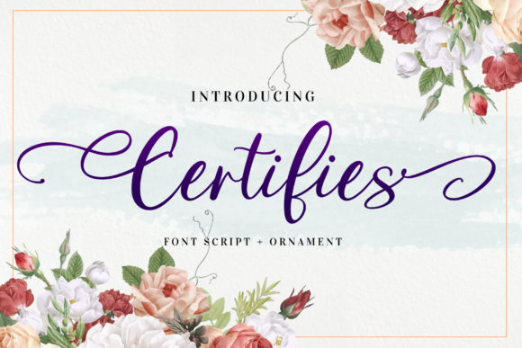 Certifies Font