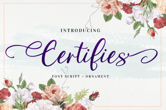 Certifies Font Poster 1