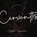 Cervanttis Script Font Poster 1