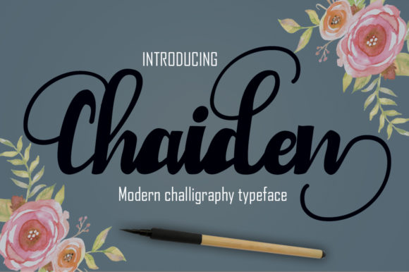 Chaiden Font Poster 1