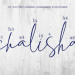 Chalisha Font Poster 10