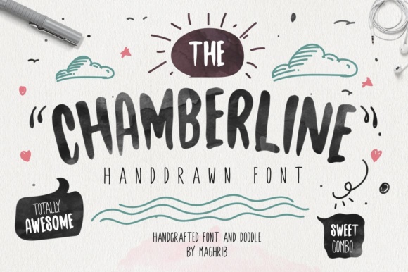 Chamberline Font Poster 1