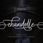 Chandelle Font Poster 1