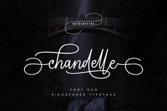 Chandelle Font Poster 1