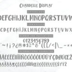 Chandelle Font Poster 11