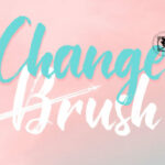 Change Brush Font Poster 1