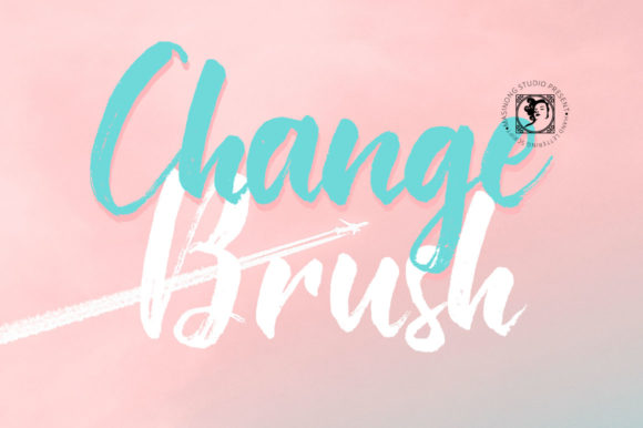 Change Brush Font Poster 1