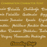 Channelley Font Poster 2