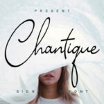 Chantique Font Poster 1