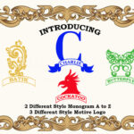 Charlie Monogram Font Poster 1