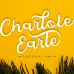 Charlote Earle Font Poster 1