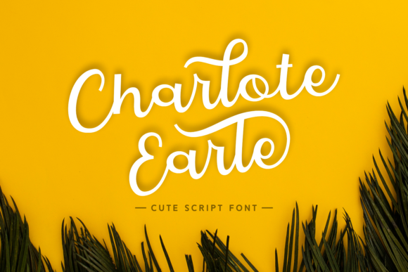 Charlote Earle Font Poster 1