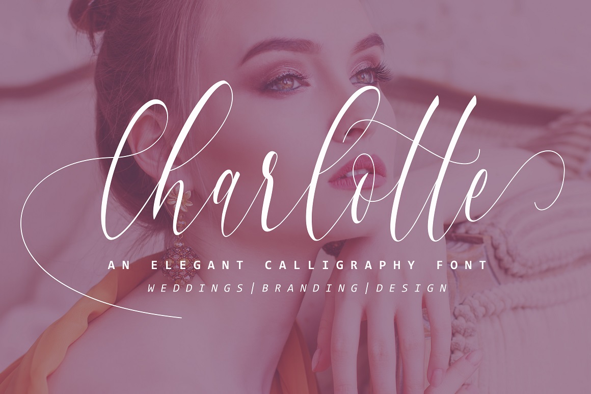 Charlotte Calligraphy Font Poster 1