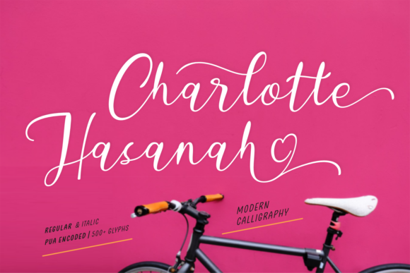 Charlotte Hasanah Font Poster 1