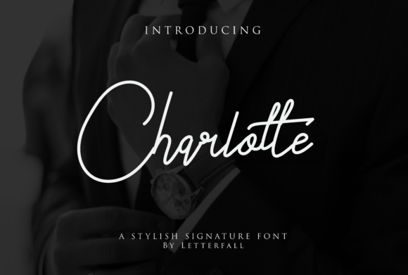 Charlotte Script Font Poster 1