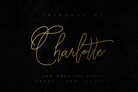 Charlotte Script Font Poster 1