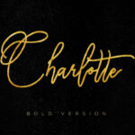 Charlotte Script Font Poster 4