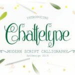 Chattelyne Font Poster 1