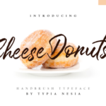 Cheese Donuts Font Poster 1